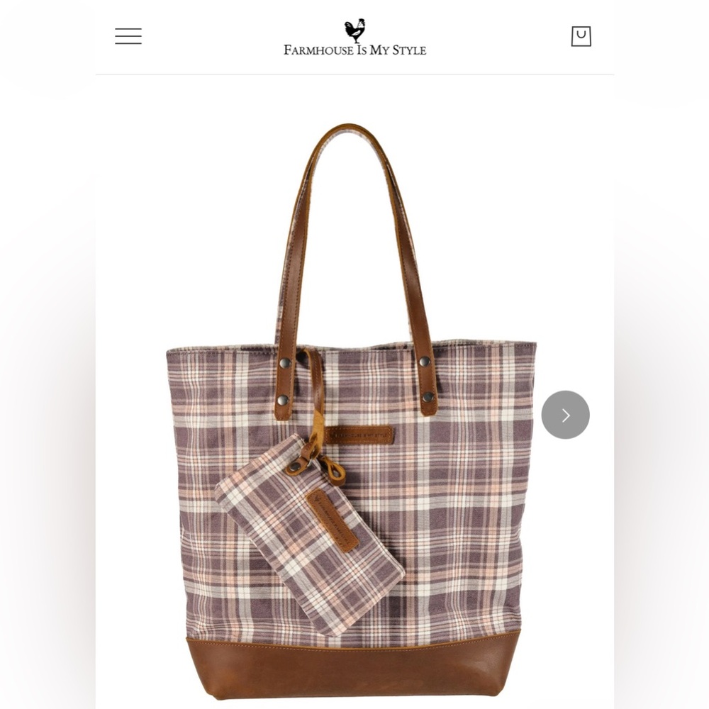 Farmhouse ginger spice tote